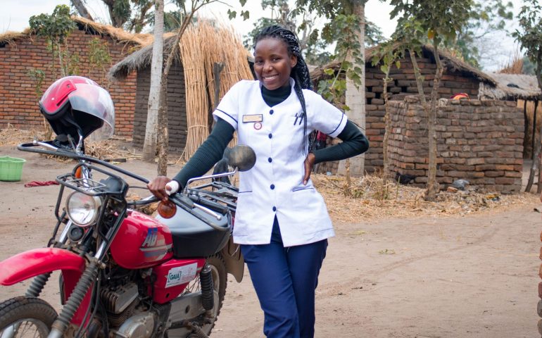 The Nurses on Bikes (NoB) program provides crucial care to Malawians who don’t have easy access to medical services.